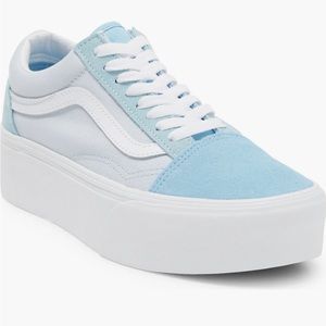 OldSkool Blue Platform Sneaker | NWOT